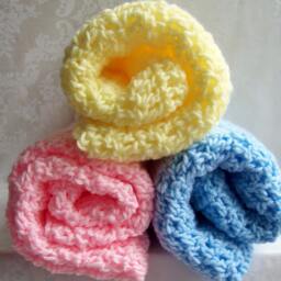 Crochet Baby Blanket, Star Star, Newborn Photo Prop - You Choose Color - thumbnail 4