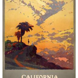 Reprint Of A Vintage Us Travel Poster To California - thumbnail 3