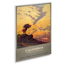 Reprint Of A Vintage Us Travel Poster To California - thumbnail 2