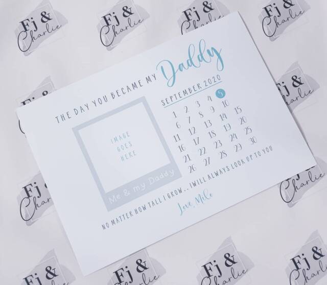 Personalised Photo Calendar Print, Mother's Day, Father's Day - A4 Or A3 - image 1