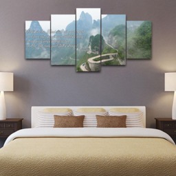 Proverbs 35-6 #26 Niv Trust in The Lord Bible Verse Canvas - Christian Scripture Religious Wall Art Home Decor Paintings - thumbnail 2
