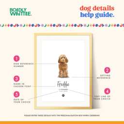 Personalised Labrador Print, Dog Lover Gift, Pet Portrait, Print Wall Decor, Decor - thumbnail 2