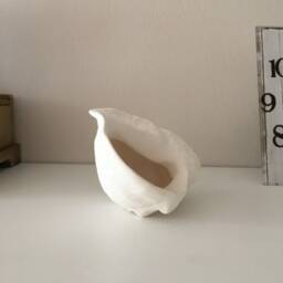 Ceramic Clam Shell, Ready To Paint, Bisque, Shell Sculpture, Diy Project, Handmade Pottery, Beach Decor, Gift Idea, Custom Made Toy - thumbnail 3