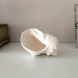 Ceramic Clam Shell, Ready To Paint, Bisque, Shell Sculpture, Diy Project, Handmade Pottery, Beach Decor, Gift Idea, Custom Made Toy - thumbnail 2