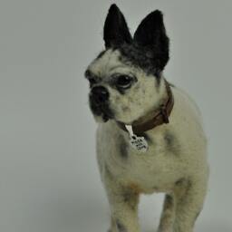 Needle Felted Dog Sculpture Custom Pet Memorial, Home Decor - thumbnail 2