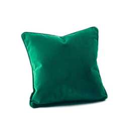 Emerald Green Velvet Cushion Feather Filled, Double Sided - 45 X 45cm - thumbnail 1