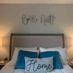 Wonder Font - Wire Words Word Sign Personalized Wall Art Custom Quote Name - thumbnail 2