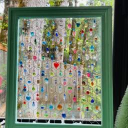 Farmhouse Distressed Frame, Rustic Picture Hand Painted + Chicken Wire, Lots Of Sizes & Colors Available, 8x11, 11x14, 16x20, +More - thumbnail 2