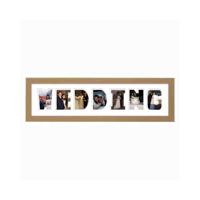 Wedding Photo Frame Word Name Special Gift Day 12-Dd By Photos in A Word - image 1