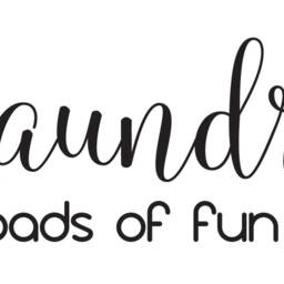 "Vinyl Wall Art Decal - ""Laundry Loads Of Fun" - thumbnail 2