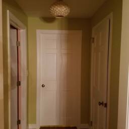 "Handwoven Bamboo Pendant Light Wave Lampshade - 11""x7" - thumbnail 2