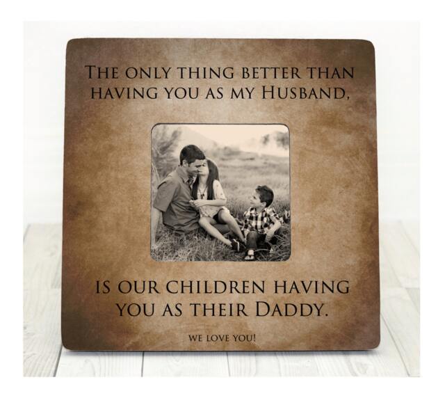 Fathers Day Gift Dad Frame, Picture Photo Daddy Gift, Frame Husband Birthday - image 1