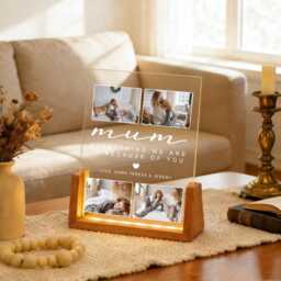 Personalized Photo Night Light, Collage Led Custom Gifts For Mother's Day, Mum Birthday Gift Her, Mummy