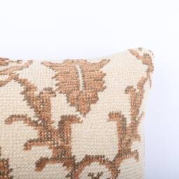 Handwoven Turkish Kilim Pillow Cover Boho Home Decor - 18x18 - thumbnail 3