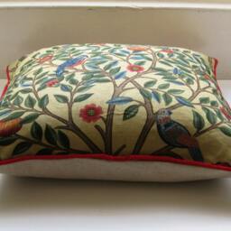 William Morris Kelmscott Tree Cushion Cover Arts & Crafts Linen Pillow - thumbnail 3