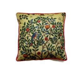 William Morris Kelmscott Tree Cushion Cover Arts & Crafts Linen Pillow - thumbnail 1