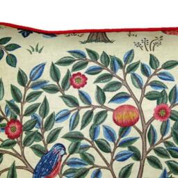 William Morris Kelmscott Tree Cushion Cover Arts & Crafts Linen Pillow - thumbnail 2