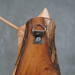 Hand Carved Wooden Manta Ray Wall Art Tropical Decor, 15 - thumbnail 4