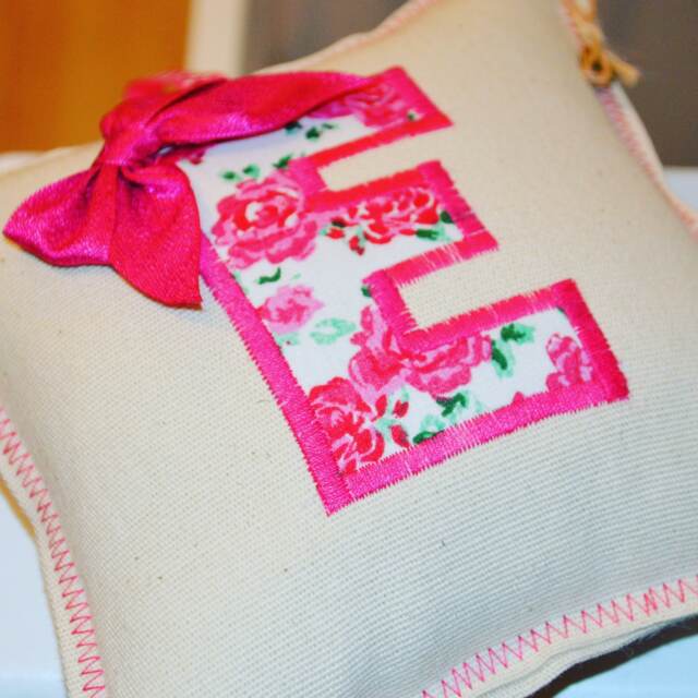 Initial Name Pillow, Cushion, Personalised Gifts For Girls, Cushion, Handmade - image 1
