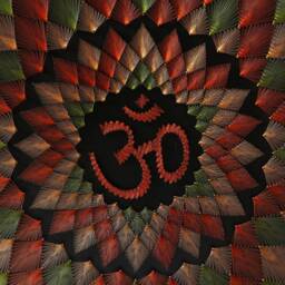 string Art Om Mandala Sahasrara Sacred Geometry Meditation Wall Home Decor D??cor Mandala - thumbnail 2
