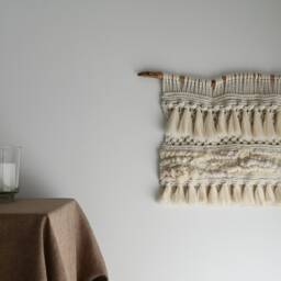 Boho Macraweave/Wall Weaving Macrame Wall-Hanging Woven Decor Handmade Wall-Art Home Fiber Art - thumbnail 2