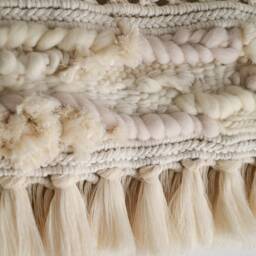 Boho Macraweave/Wall Weaving Macrame Wall-Hanging Woven Decor Handmade Wall-Art Home Fiber Art - thumbnail 4