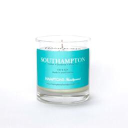 Southampton 8 Oz. Tumbler Cotton Gardenia White Tea Hamptons Handpoured Signature Village Series 100% Soy Candle Hand Poured - thumbnail 1