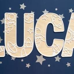 Space Name Sign - Letters Personalised Custom Decor Theme Wall Art Nursery - thumbnail 2