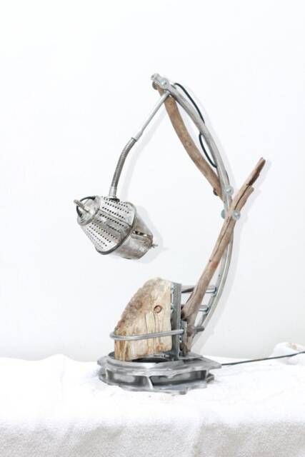 "Industrial Lamp ""Silicified Wood" - image 1