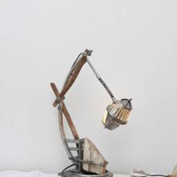 "Industrial Lamp ""Silicified Wood" - thumbnail 2