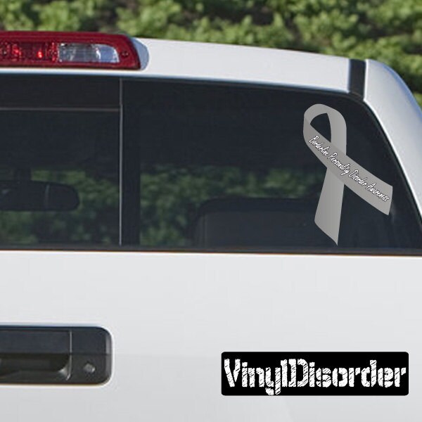 Borderline Personality Disorder Awareness Ribbon Vinyl Wall Decal Or Car Sticker