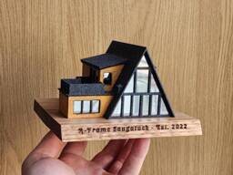 Custom Model Of Your Home, Housewarming Gift, Realtor Closing New Homeowner Moving Away Scale Home