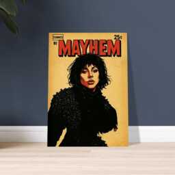 Lady Gaga Mayhem Poster Retro Comic Book Cover Art - thumbnail 2