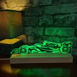 Alex Albon Led Night Light, Gifts For Him, Dad Gift, Mum Her, F1 Gifts, Lights, Bedroom Light - thumbnail 2