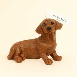 Handcrafted Dachshund Candle Natural Soy Wax Dog Lover Gift - thumbnail 2