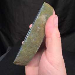 Teal Agate Slice Candle 1 Handpicked 401G H2xw12xd10cm Microcrystalline Quartz Tealight Holder Ornament - thumbnail 3