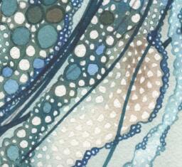 Sea Nettle Jellyfish Watercolor Print Whimsical Ocean Art - thumbnail 2