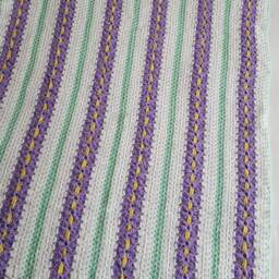 Purple Pansy Baby Blanket - thumbnail 2