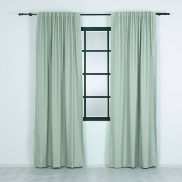 Blackout Curtain Panels Pinch Pleat, Grommet, Rod Pocket - Custom Length - image 1