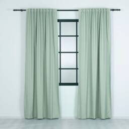 Blackout Curtain Panels Pinch Pleat, Grommet, Rod Pocket - Custom Length - thumbnail 1