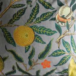 William Morris Cushion Cover Citrus Fruits Cotton Pillowcase - thumbnail 3