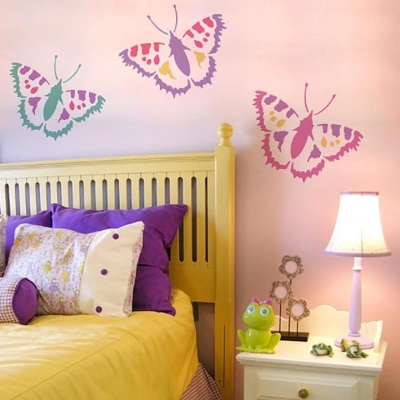 Vanessa Butterfly Wall Art Stencil - Size Medium Better Than Decals Reusable For Easy Home Improvement - image 1