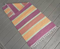 Hand Woven Cotton Rug - 2x4 - thumbnail 1