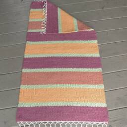 Hand Woven Cotton Rug - 2x4 - thumbnail 3