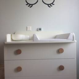 Sleepy Eyes Decal, Eyelash Wall Decals, Girls Bedroom Modern Sticker, Kids Art, Sticker Nursery 130Nw - thumbnail 2
