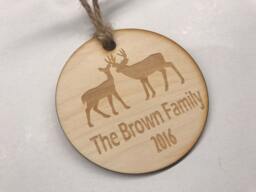 Personalized Christmas Ornament - Christmas Tree Decoration Gift - thumbnail 1
