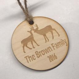 Personalized Christmas Ornament - Christmas Tree Decoration Gift - thumbnail 2