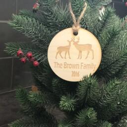 Personalized Christmas Ornament - Christmas Tree Decoration Gift - thumbnail 3
