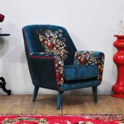 Bay Armchair - Pine Green Gobelin - thumbnail 2