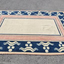 Anatolian Rug, Beige Antique Rugs, 6.3x8.8 Ft Large Turkish Vintage Rugs For Dining Room, Aztec Bedroom Rug - thumbnail 3